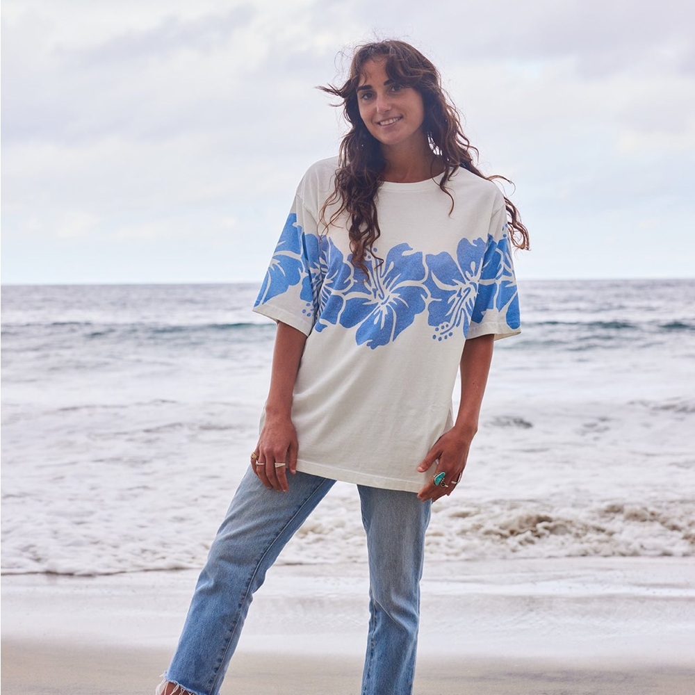 Free People X Bureau The Hibiscus Tee